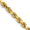 Gold (10K & 14K) Semi-Solid Diamond-Cut Rope Chains