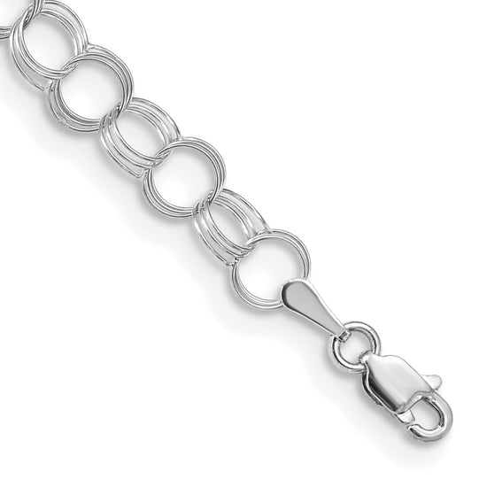 Gold Double Link Charm Bracelets