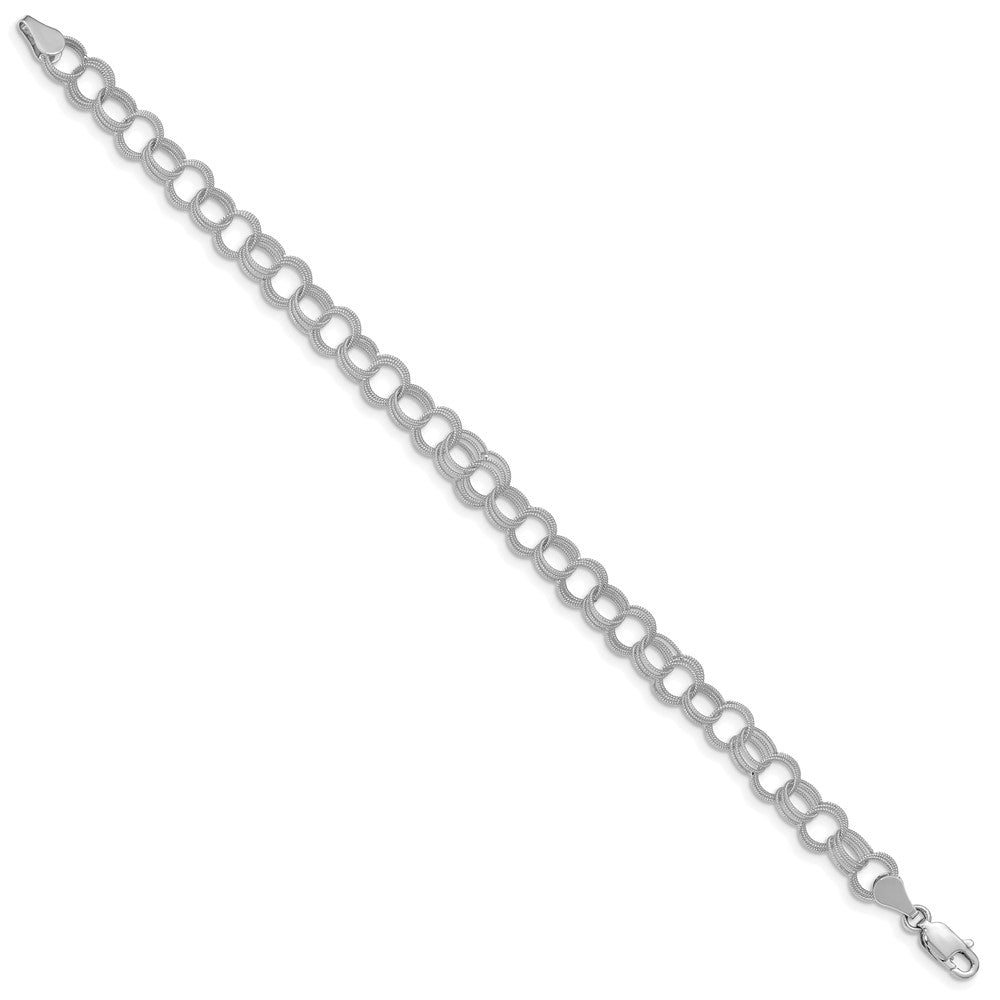 Gold Double Link Charm Bracelets