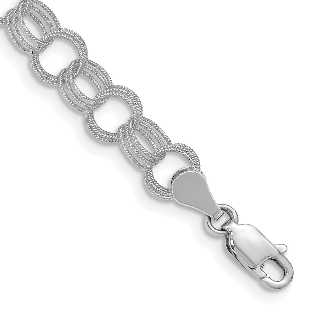 Gold Double Link Charm Bracelets