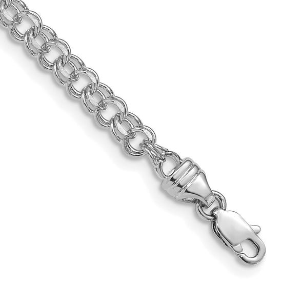 Gold Heavy Double Link Charm Bracelets