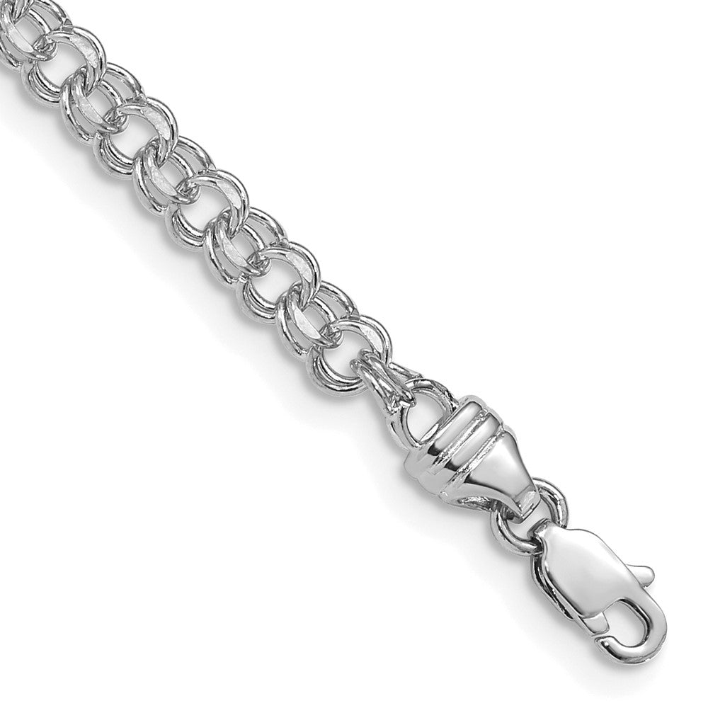 Gold Heavy Double Link Charm Bracelets