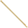 Gold Heavy Double Link Charm Bracelets
