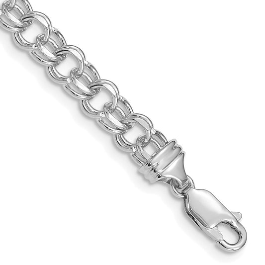 Gold Heavy Double Link Charm Bracelets