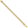 Gold Heavy Double Link Charm Bracelets