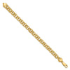 Gold Heavy Double Link Charm Bracelets