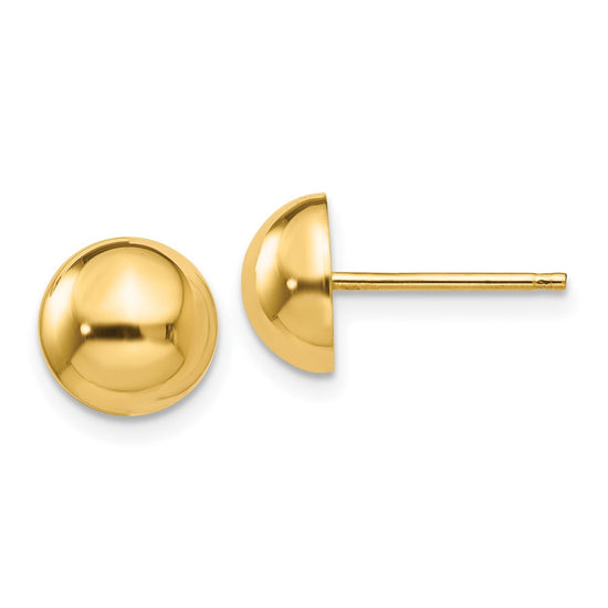 Half Ball Post Earrings