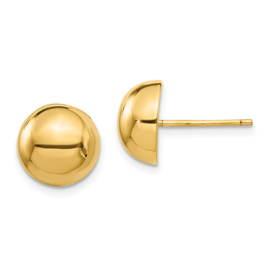 Half Ball Post Earrings