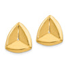 14k Polished Triangle Earring Jackets
