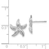 Gold Starfish Post Earrings