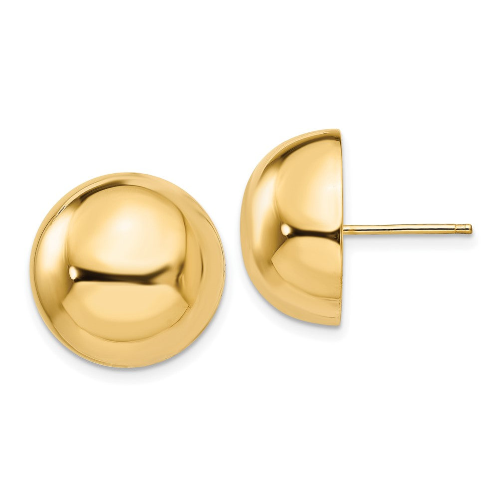 Half Ball Post Earrings