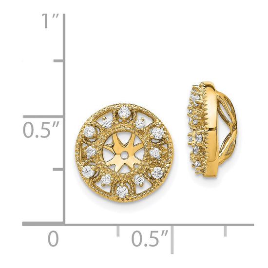 Fancy Diamond Earring Jackets