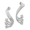 Fancy Twist Diamond Earring Jackets