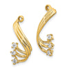 Fancy Twist Diamond Earring Jackets