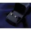 14k White Gold 1/3 carat Lab Grown Diamond VS/SI+ G+ Round Complete Four Prong Heavyweight Stud Earrings
