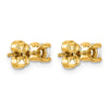14k 1/2 carat Certified Lab Grown Diamond VS/SI+ G+ Round Complete Four Prong Heavyweight Stud Earrings