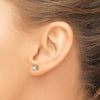 14k 5/8 carat Certified Lab Grown Diamond VS+ F+ Round Complete Four Prong Heavyweight Stud Earrings