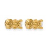 14k 5/8 carat Certified Lab Grown Diamond VS+ F+ Round Complete Four Prong Heavyweight Stud Earrings