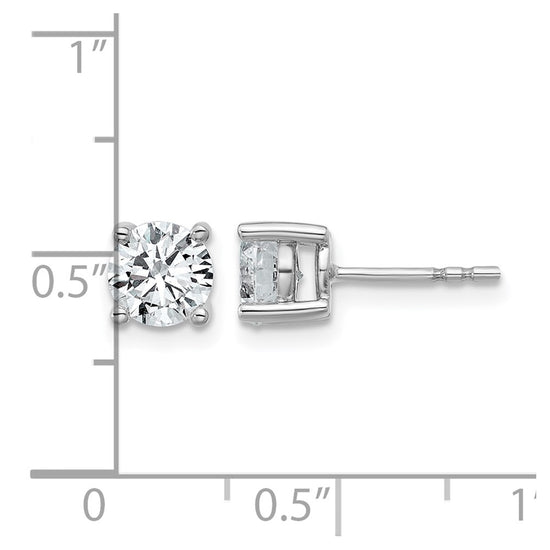 Round LGD 3 & 4 Prong Studs — 6.4 mm