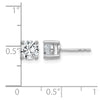 Round LGD 3 & 4 Prong Studs — 6.4 mm