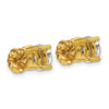 14k 3 carat Certified Lab Grown Diamond VS/SI+ G+ Round Complete Four Prong Heavyweight Stud Earrings