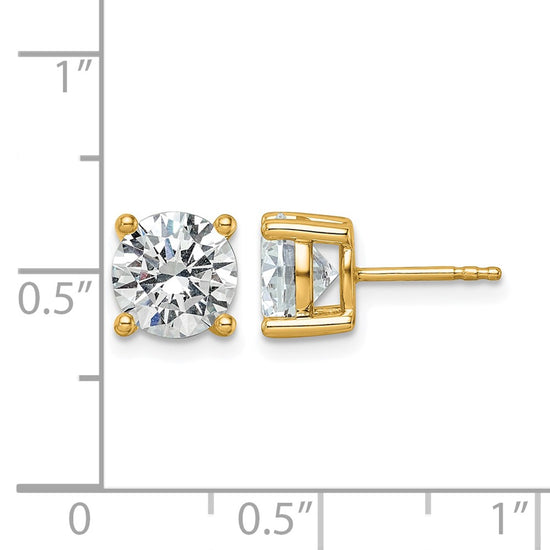 Round LGD 3 & 4 Prong Studs — 7.25 mm
