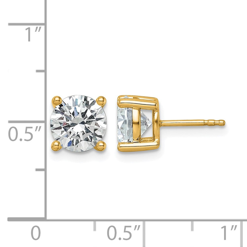 Round LGD 3 & 4 Prong Studs — 7.25 mm