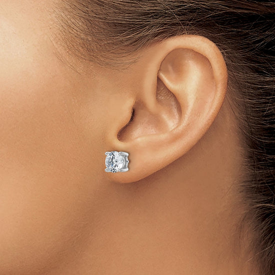 Round LGD 3 & 4 Prong Studs — 8.1 mm