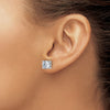 Round LGD 3 & 4 Prong Studs — 8.1 mm