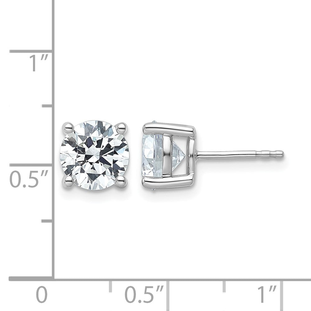 Round LGD 3 & 4 Prong Studs — 8.1 mm