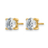 Round LGD 3 & 4 Prong Studs — 8.1 mm