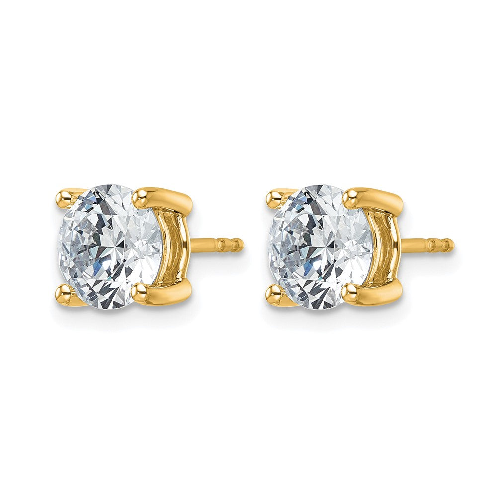 Round LGD 3 & 4 Prong Studs — 8.1 mm
