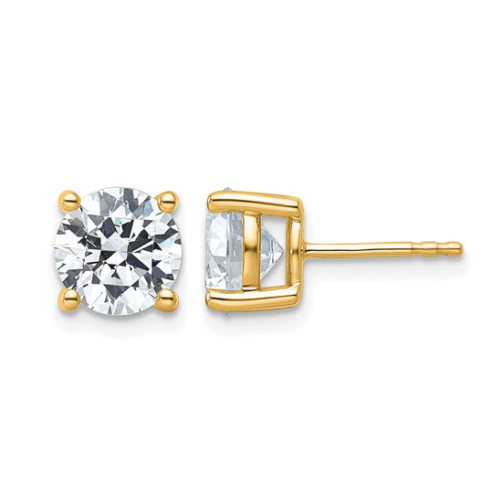 Round LGD 3 & 4 Prong Studs — 8.1 mm