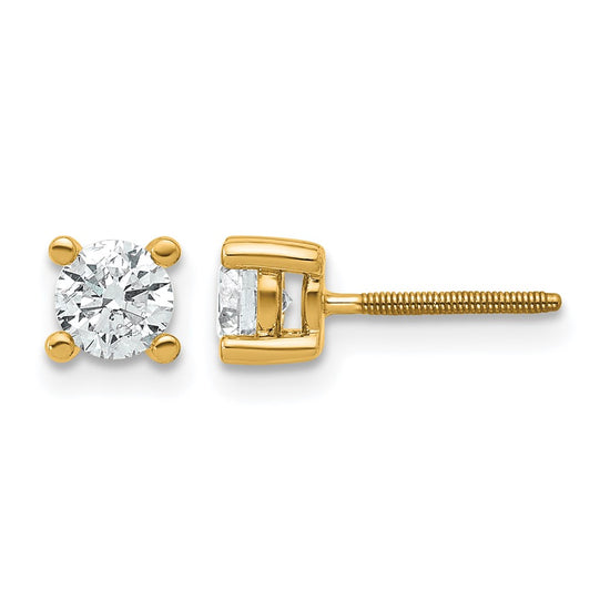 Round LGD 3 & 4 Prong Studs
