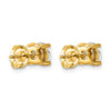 14k 2 carat Lab Grown Diamond VS/SI+ G+ Round Complete Four Prong Screwback Heavyweight Stud Earrings