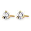 Round LGD 3 & 4 Prong Studs — 5.75 mm