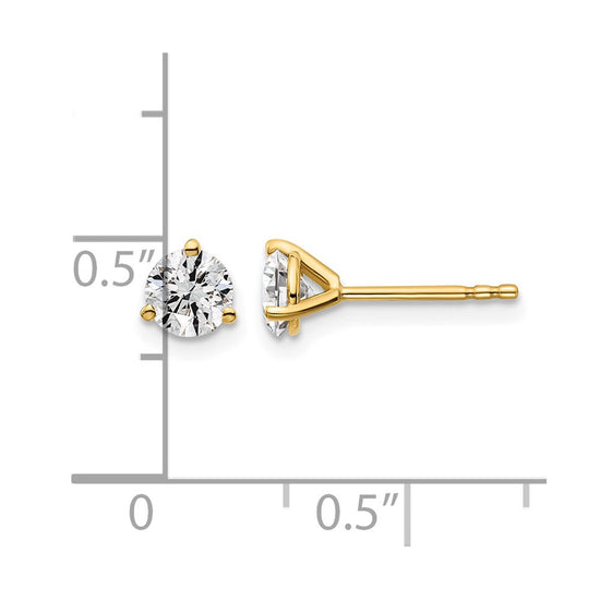 Round LGD 3 & 4 Prong Studs — 5.75 mm