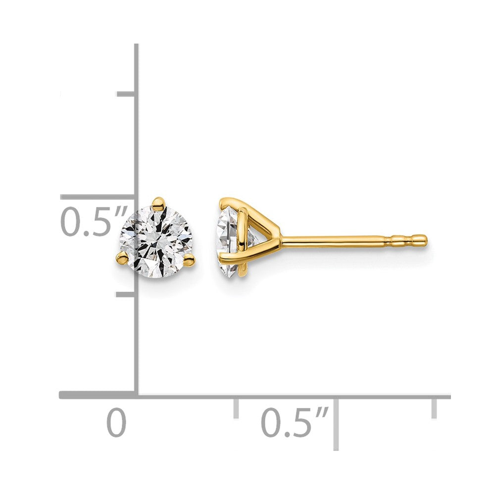 Round LGD 3 & 4 Prong Studs — 5.75 mm