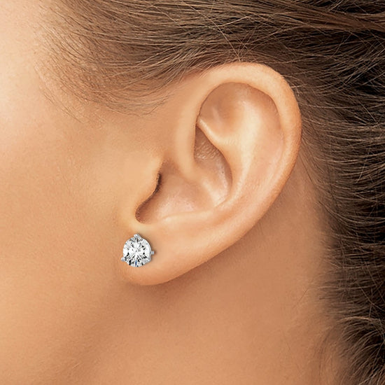 Round LGD 3 & 4 Prong Studs — 6 mm
