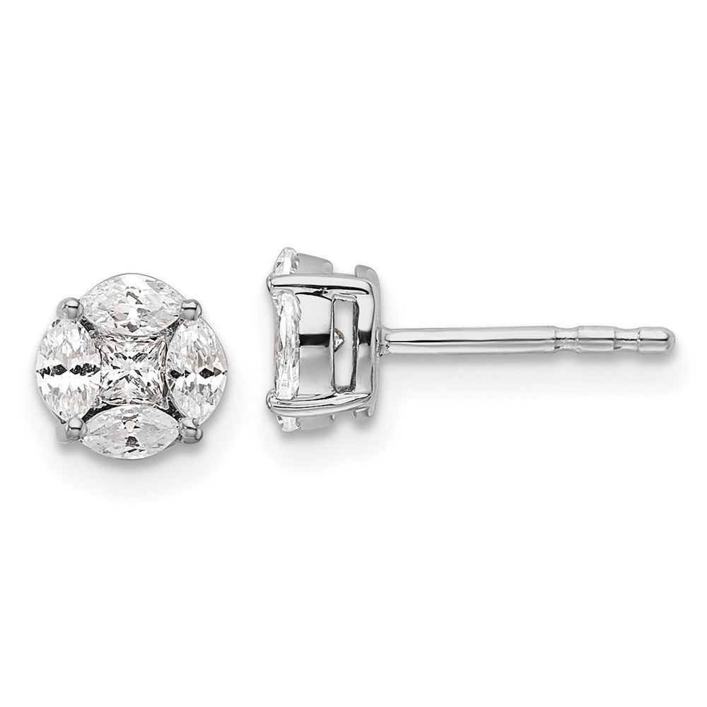 Gold Lab Grown Diamond Earrings