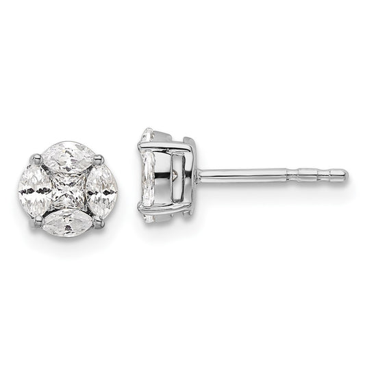 Gold Lab Grown Diamond Earrings