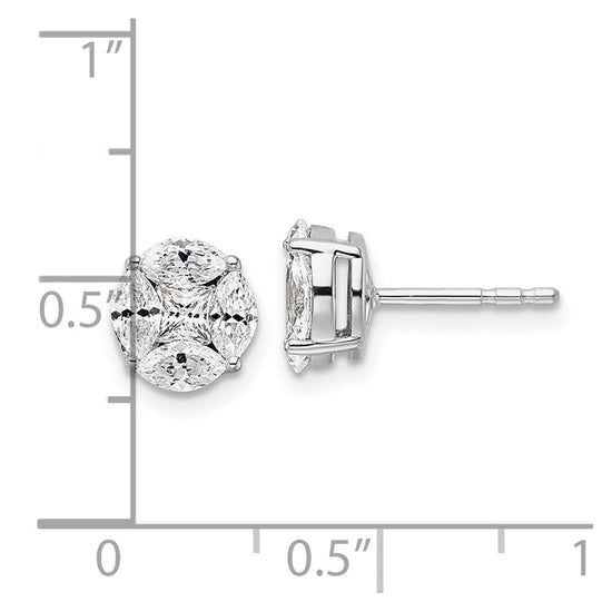 Gold Lab Grown Diamond Earrings