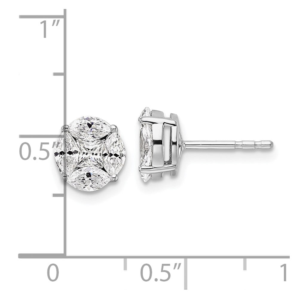 Gold Lab Grown Diamond Earrings