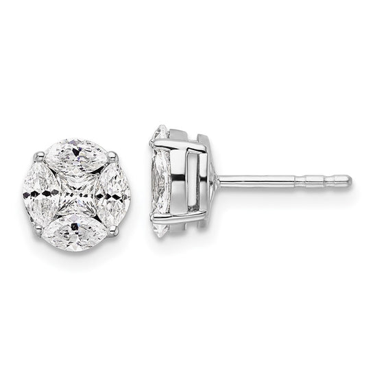 Gold Lab Grown Diamond Earrings