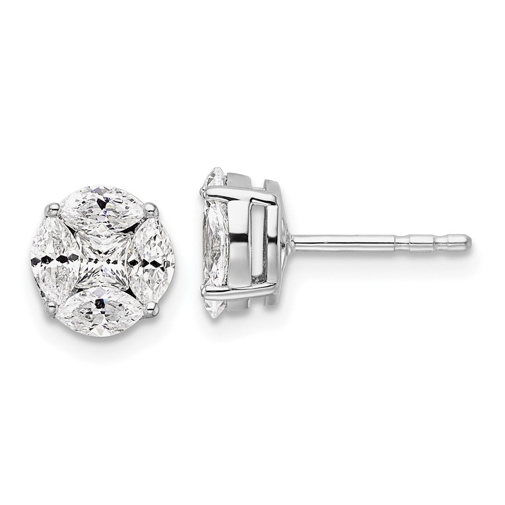 Gold Lab Grown Diamond Earrings