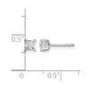 Princess Lab Grown Diamond Studs