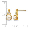 FWC Pearl and Diamond Earrings