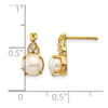 FWC Pearl and Diamond Earrings