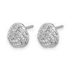 Diamond Love Knot Earrings