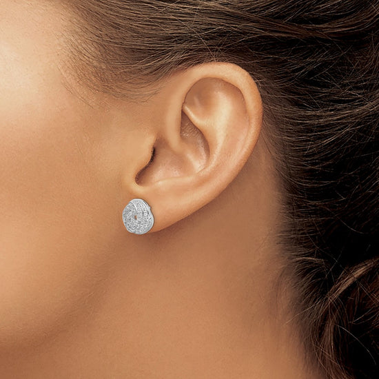 Diamond Love Knot Earrings